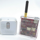 The capsule and transmitter.